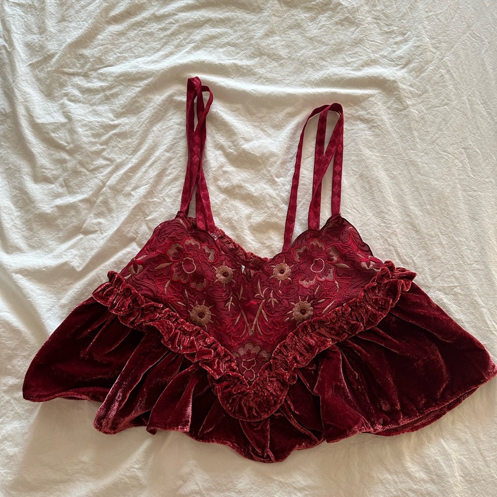 Free People Mia Velvet Cami